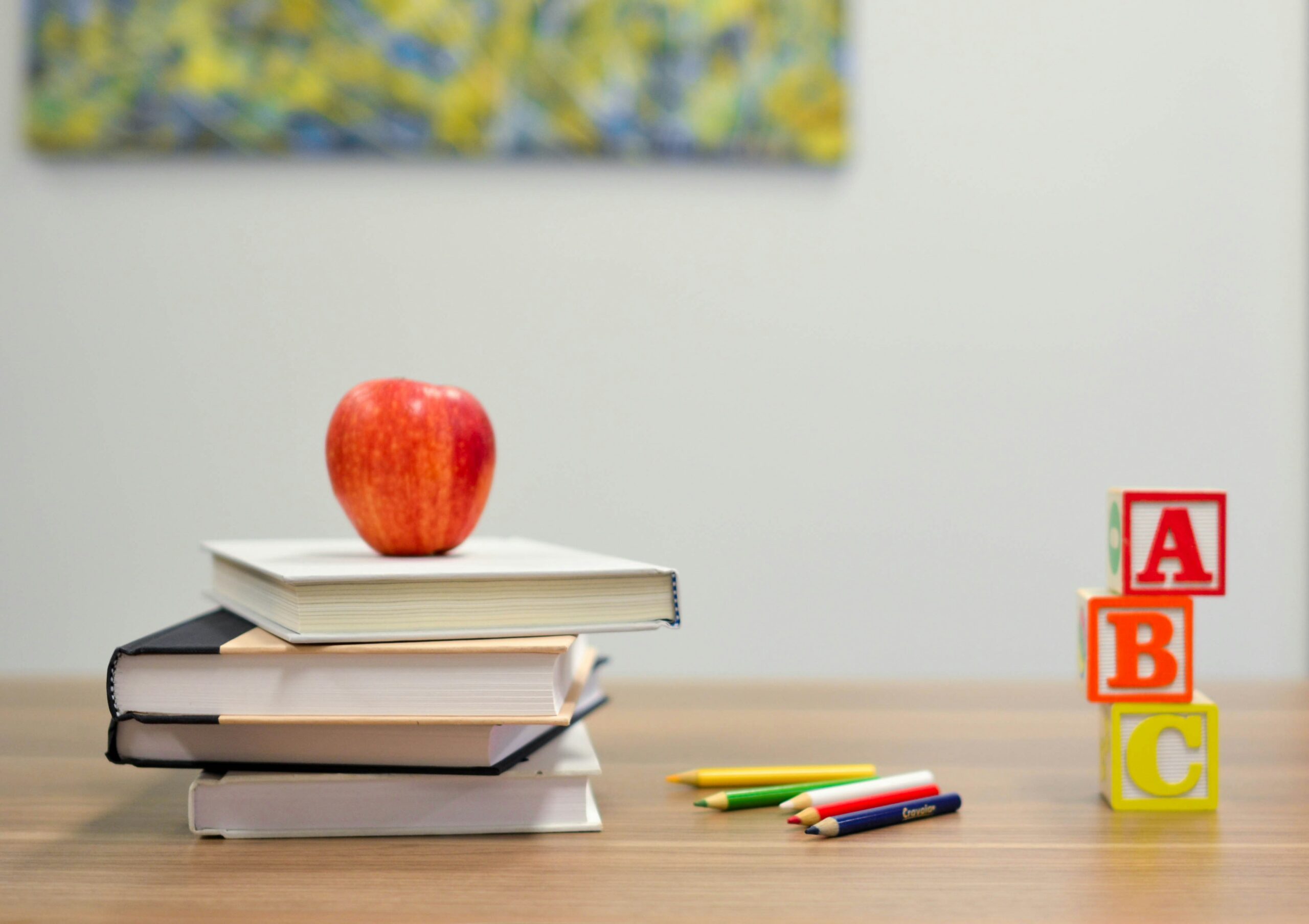 A student studying